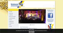 Desktop Screenshot of musikverein-wackersdorf-steinberg.de